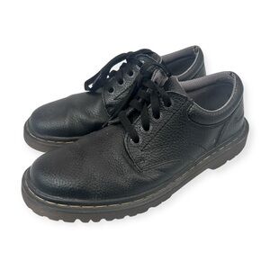 Dr. Martens Ashfeld Pebble Grain Leather Oxford Loafers Black Sz 8 Men 10 Women